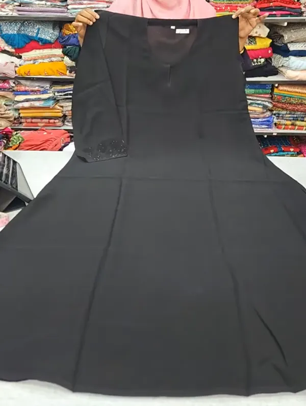 Premium Almas Fabric Burkha | BK60
